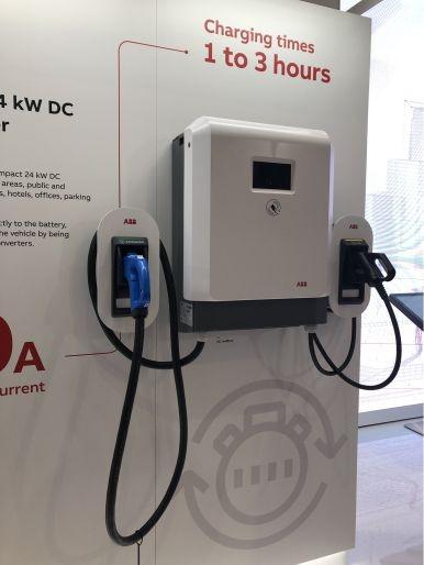 Зарядная станция ABB Terra 24 кВт CCS 2 Chademo