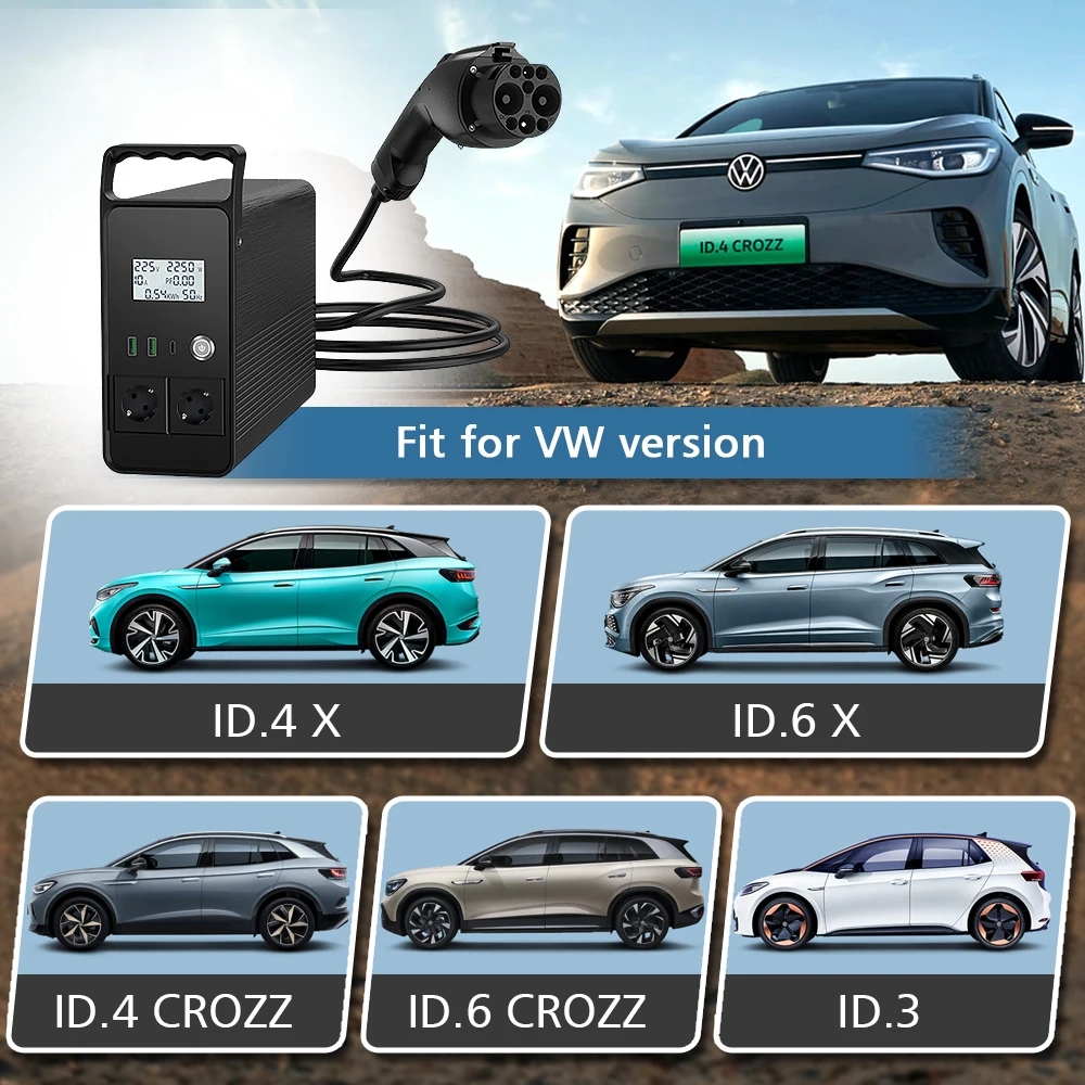 Розрядник GBT V2H V2L 5кВт для Nissan Ariya, VW ID4, ID6, Audi Q4, Audi Q5
