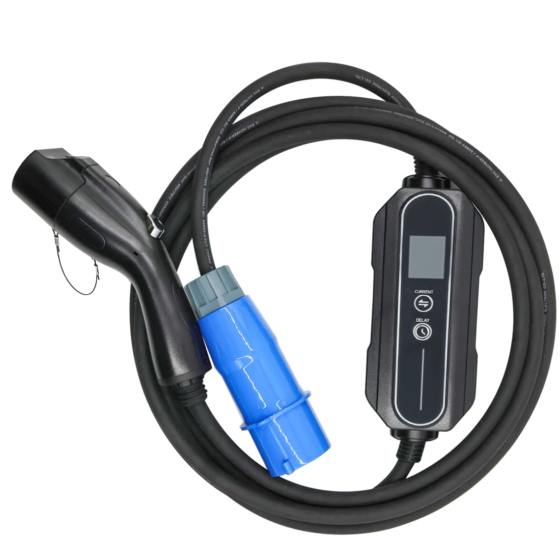 Зарядка GBT 32A 7квт mnv, ID4, bz4x, Ariya