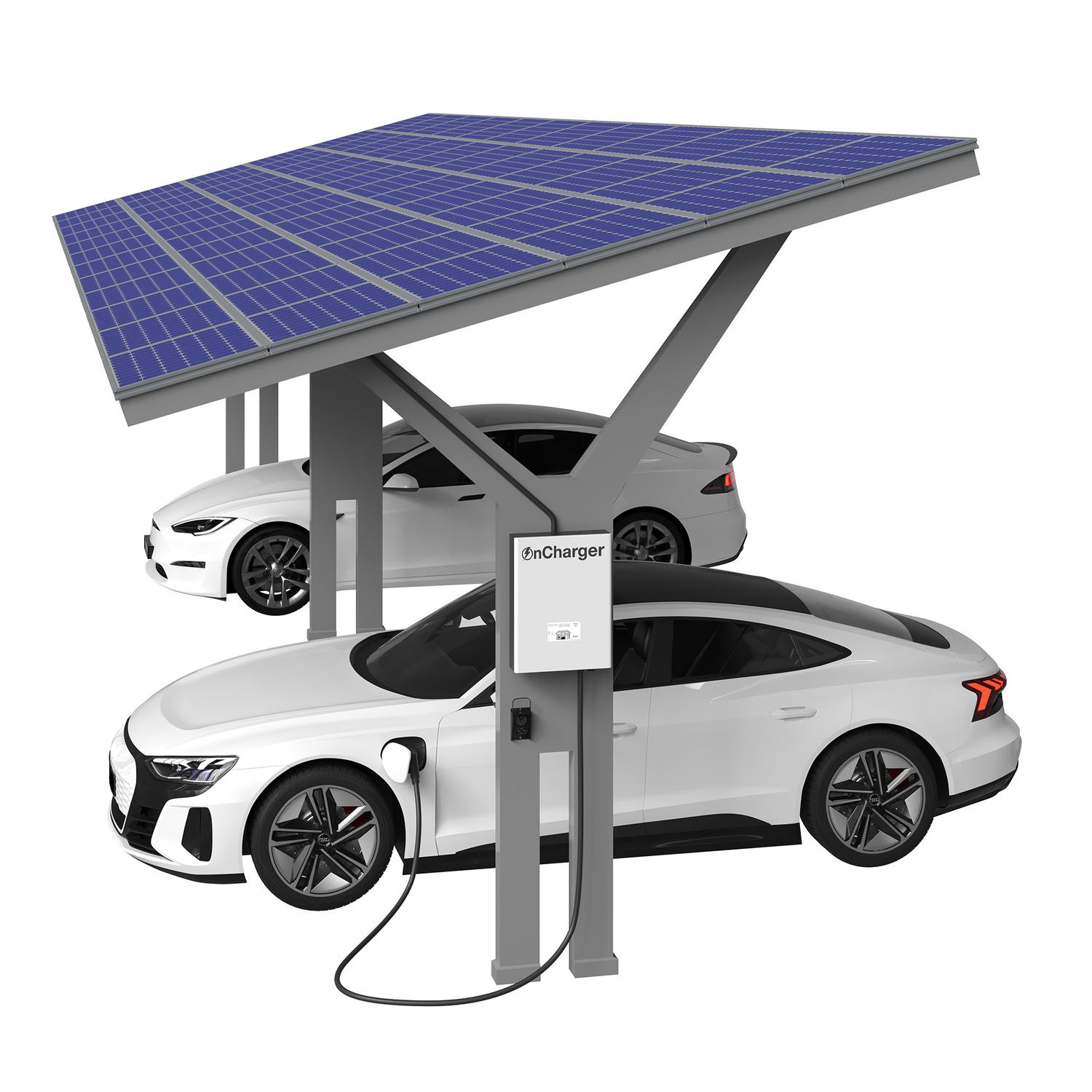 Станція OnCharger V2V MPPT 30кВт CCS2 GBT DC для зарядки електромобілів від сонячних панелей