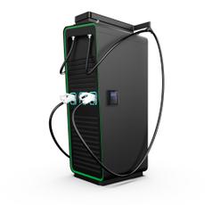 Коммерческая зарядная станция 160 кВт CCS 2 GBT DC для электромобилей. Публичная установка для бизнеса.