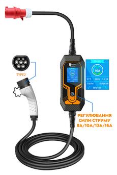 Зарядное устройство Feyree Type 2 11 кВт 16А 4м