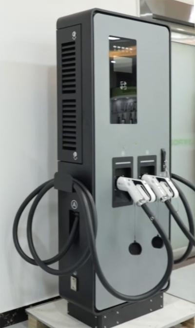 Швидка DC зарядна станція 80 кВт CCS 2 + GBT DC для електромобілів, комерціна