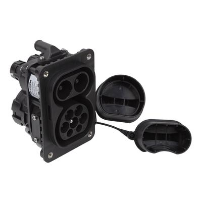 Розетка для електромобіля Duosida CCS Combo 2 200A, 22кВт 32A 3 фази