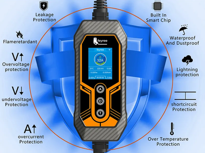 Зарядка Feyree Type 1 32A для электромобилей США