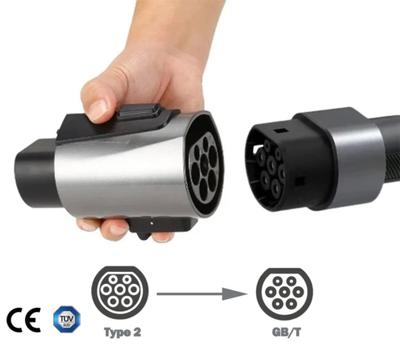 Перехідник Type 2 на GBT 32A 220В 7кВт 22кВт