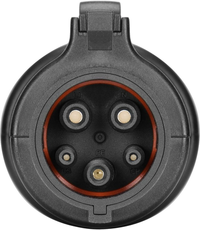 Переходник Type 2 – Type 1 Olink с фиксатором 32А 7.4кВт