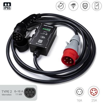 Зарядное устройство OnCharger Type 2 16A 380В 11кВт 3ф WIFI