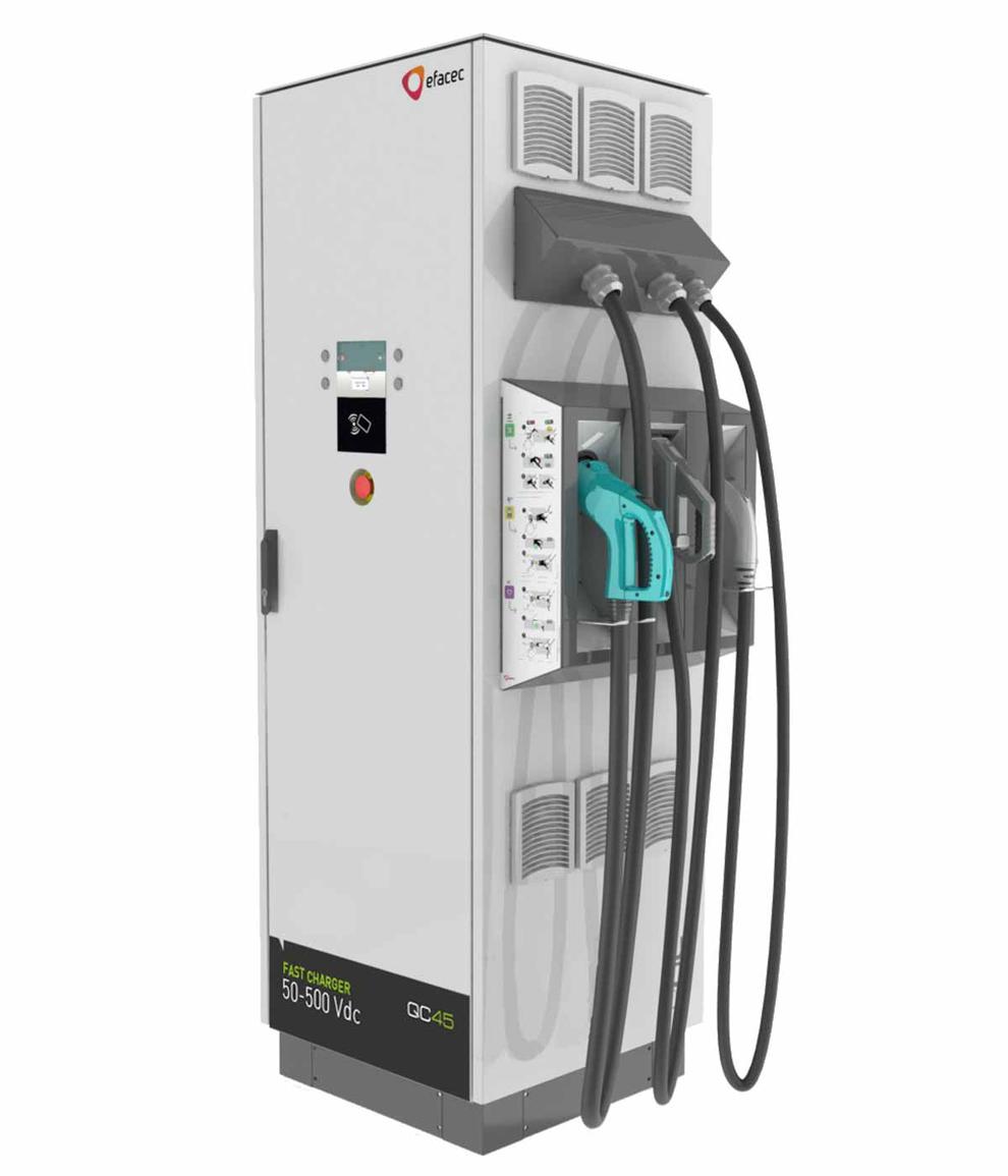 Зарядная станция Efacec QC45 CCS Combo Chademo 50 кВт DC