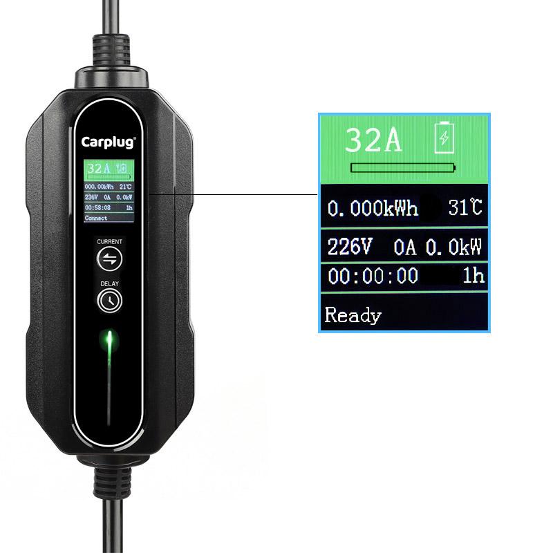 Зарядка GBT 32A 7квт mnv, ID4, bz4x, Ariya