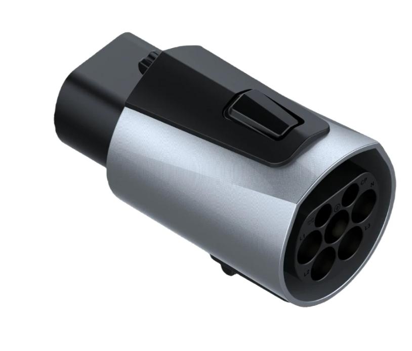 Перехідник Type 2 на GBT 32A 220В 7кВт 22кВт